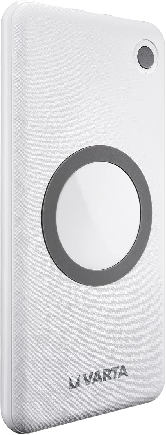 VARTA 2 in 1 Power Bank und Wireless Charger, kabelloses Ladegerät, Powerbank 10000mAh, Qi Ladestati