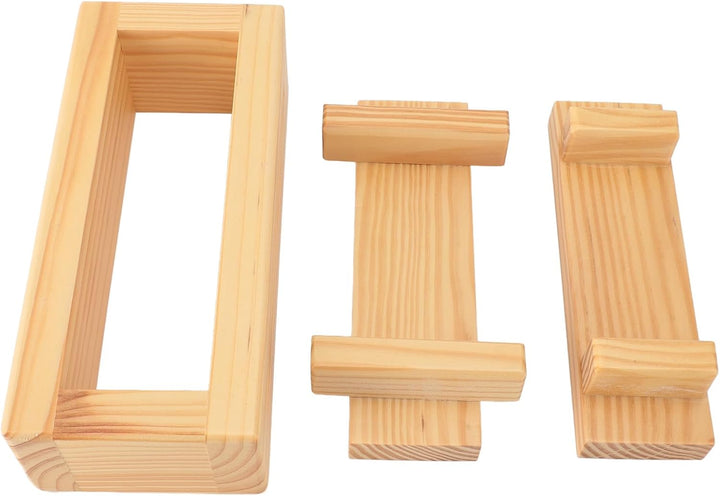 TOPINCN Holz Sushi Pressform, Rechteckige Reisrollenform, Sushi -Formungsschachtel, Sushi Maker -Wer