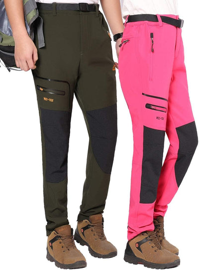 BenBoy Herren Wanderhose Wasserdicht Softshellhose Outdoorhose Winddicht Warm Gefüttert Skihose Snow