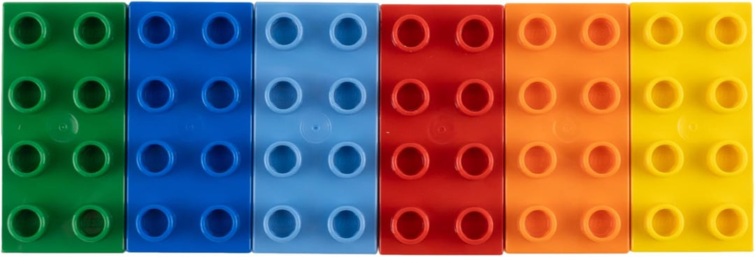 LEGO® DUPLO® 2x4 Steine 3011 – 20x Bausteine bunt gemischt NEU – Klassische Grundbausteine, individu