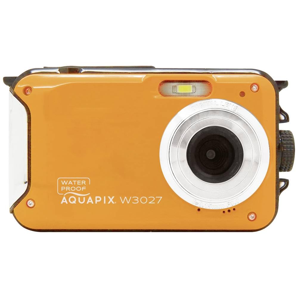 Aquapix W3027 'Wave' Unterwasserkamera, wasserfest bis 3 m, 2.7" Display, bis zu 30 MP Auflösung, 4X