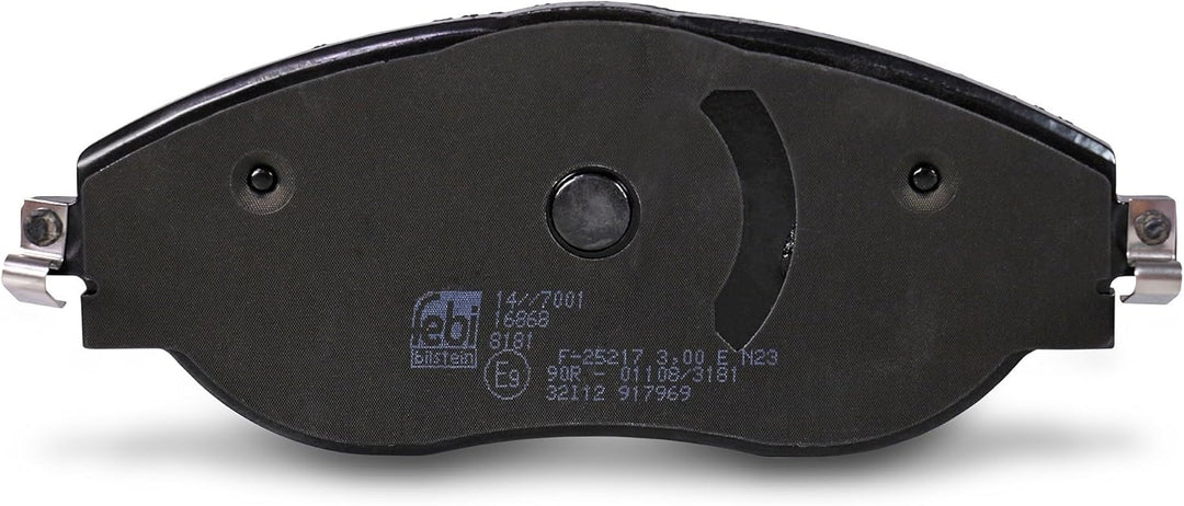 febi bilstein 16868 Bremsbelagsatz mit Schrauben , 1 Stück