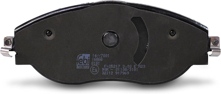 febi bilstein 16868 Bremsbelagsatz mit Schrauben , 1 Stück