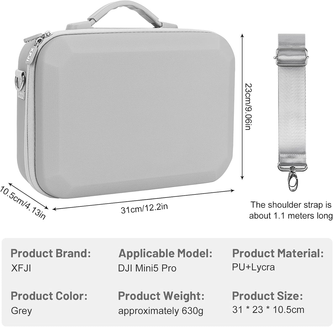 Mini 5 Pro Tasche, für DJI Mini 5 Pro Fly More Combo Zubehör Tragbare Tragetasche Koffer, Case für D