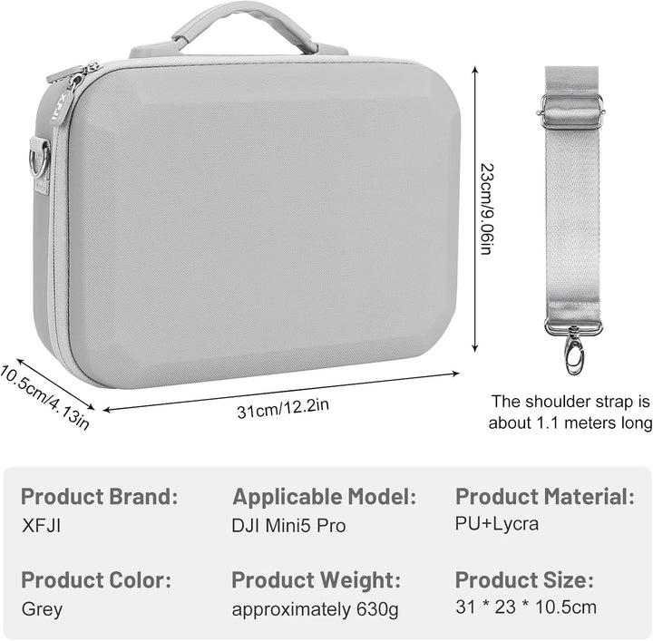Mini 5 Pro Tasche, für DJI Mini 5 Pro Fly More Combo Zubehör Tragbare Tragetasche Koffer, Case für D