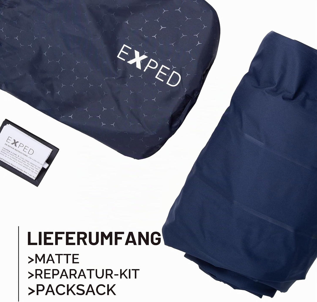 Exped Versa 4r Lw Blau - Komfortable isolierte Schlafmatte, Grösse 197 cm - Farbe Navy
