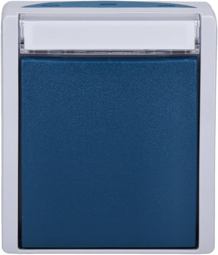 Busch-Jaeger 2601/6 WN-53 Wippschalter Aus- und Wechselschaltung (Thermoplast) Grau ocean® (IP 44) 2
