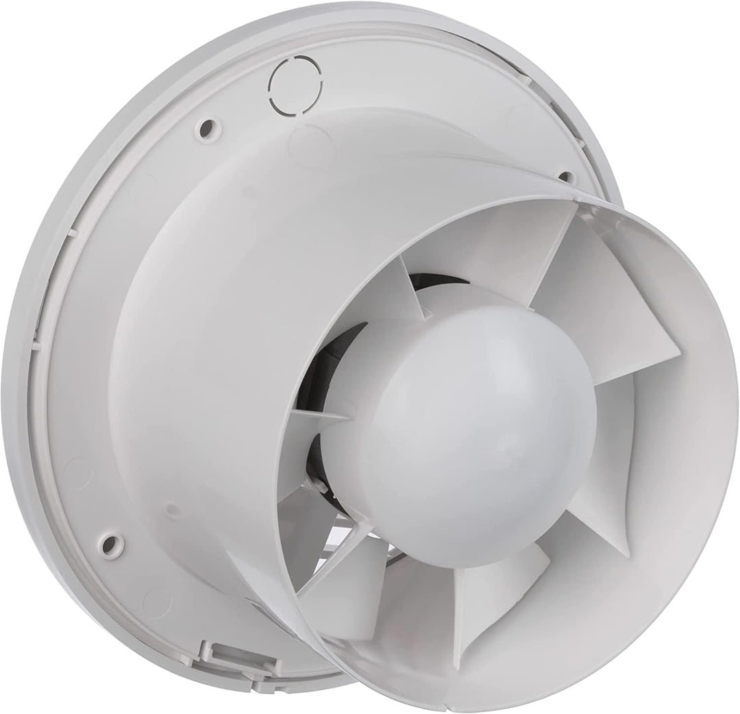Ø 125mm Weiss Badlüfter - Ventilator mit Kugellager - Lüfter für Effiziente Belüftung im Bad Kuche W