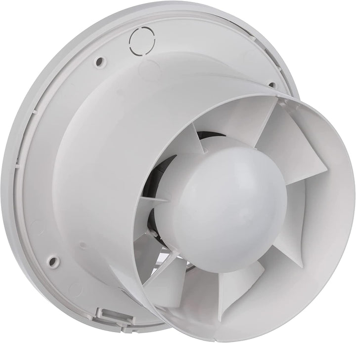 Ø 125mm Weiss Badlüfter - Ventilator mit Kugellager - Lüfter für Effiziente Belüftung im Bad Kuche W