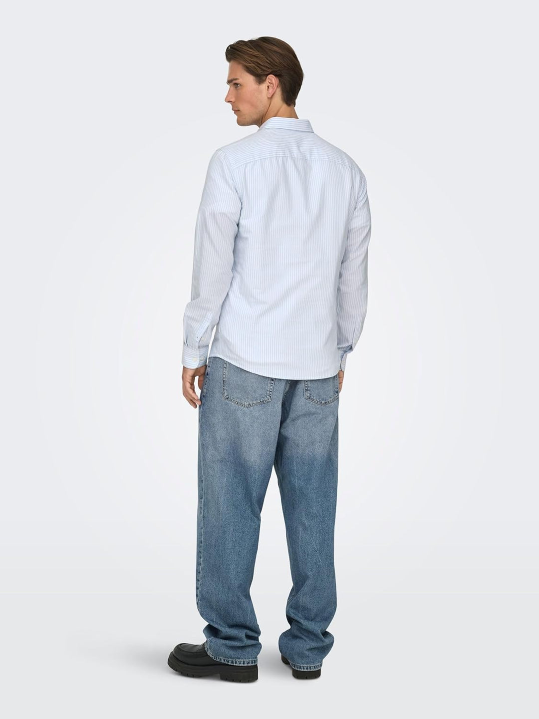 Only & Sons Male Oxford Hemd ONSALVARO Oxford Hemd S Bright White, S Bright White
