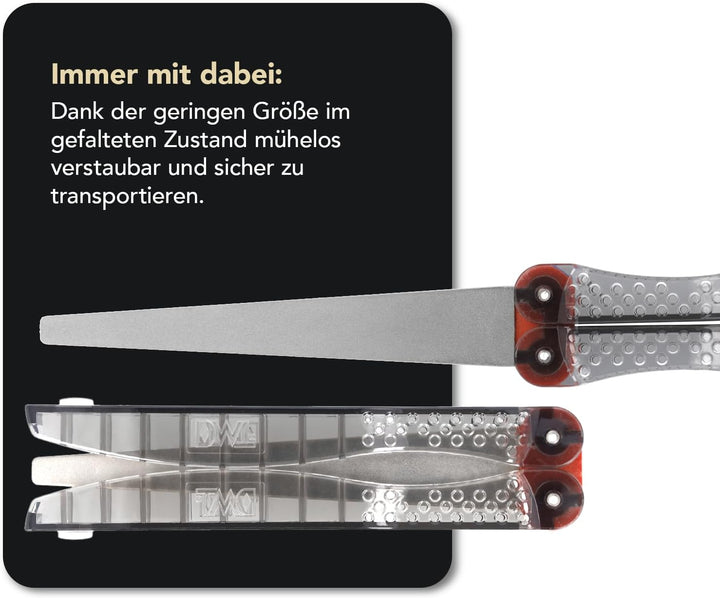 DMT Diafold Flat File Diamantfeile, flach, klappbar, fein, 1 Stück, FFF