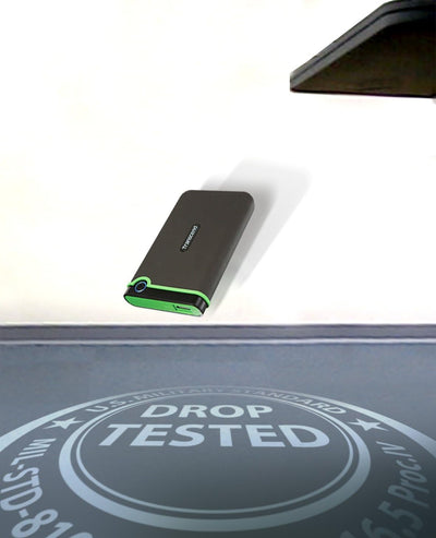 Transcend 2TB USB 3.1 Gen 1 StoreJet 25M3S Rugged External Hard Drive TS2TSJ25M3S grau - grün 2TB Si