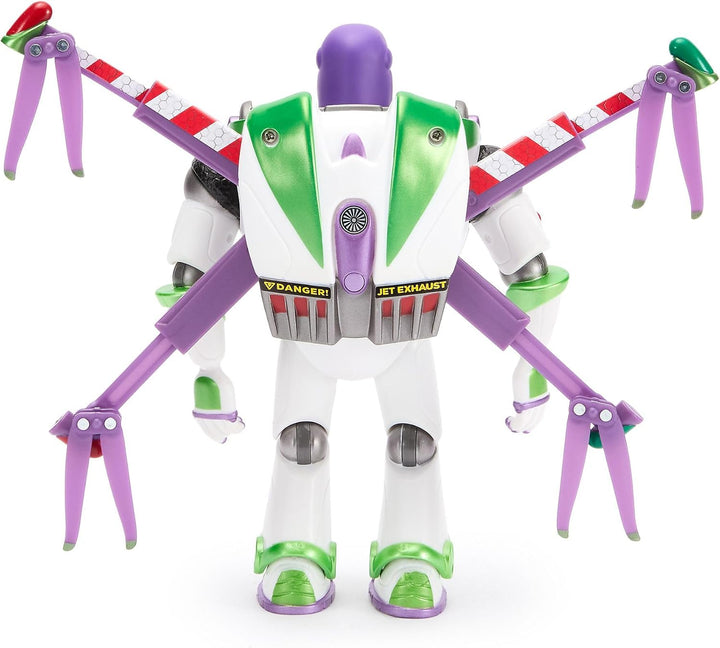 Disney Store Official, Toy Story 5, Buzz Lightyear, Wandelbare Figur, 20 cm | Wandelbare Buzz Lighty