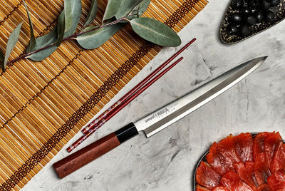 Samura Okinawa Professionelle japanische Küchenmesser Yanagiba 240mm/9.4"