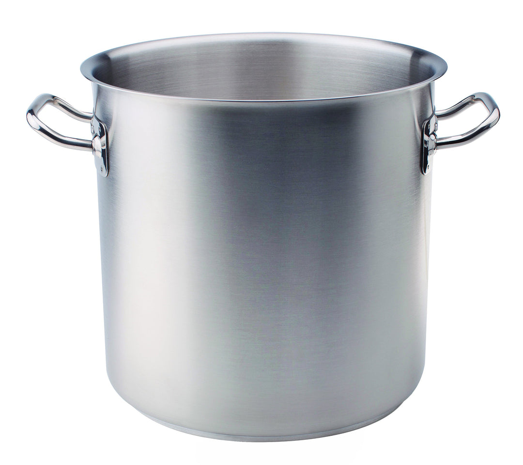 Pentole Agnelli COIX3103E20 Acciaio Inox 18/10 Pentola Alta con Due Maniglie. 20 cm, 20 cm