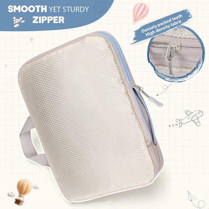 Kompressionstaschen für Koffer, Large Packwürfel für Suitcase, Wasserdichte Reise Kompressionsbeutel