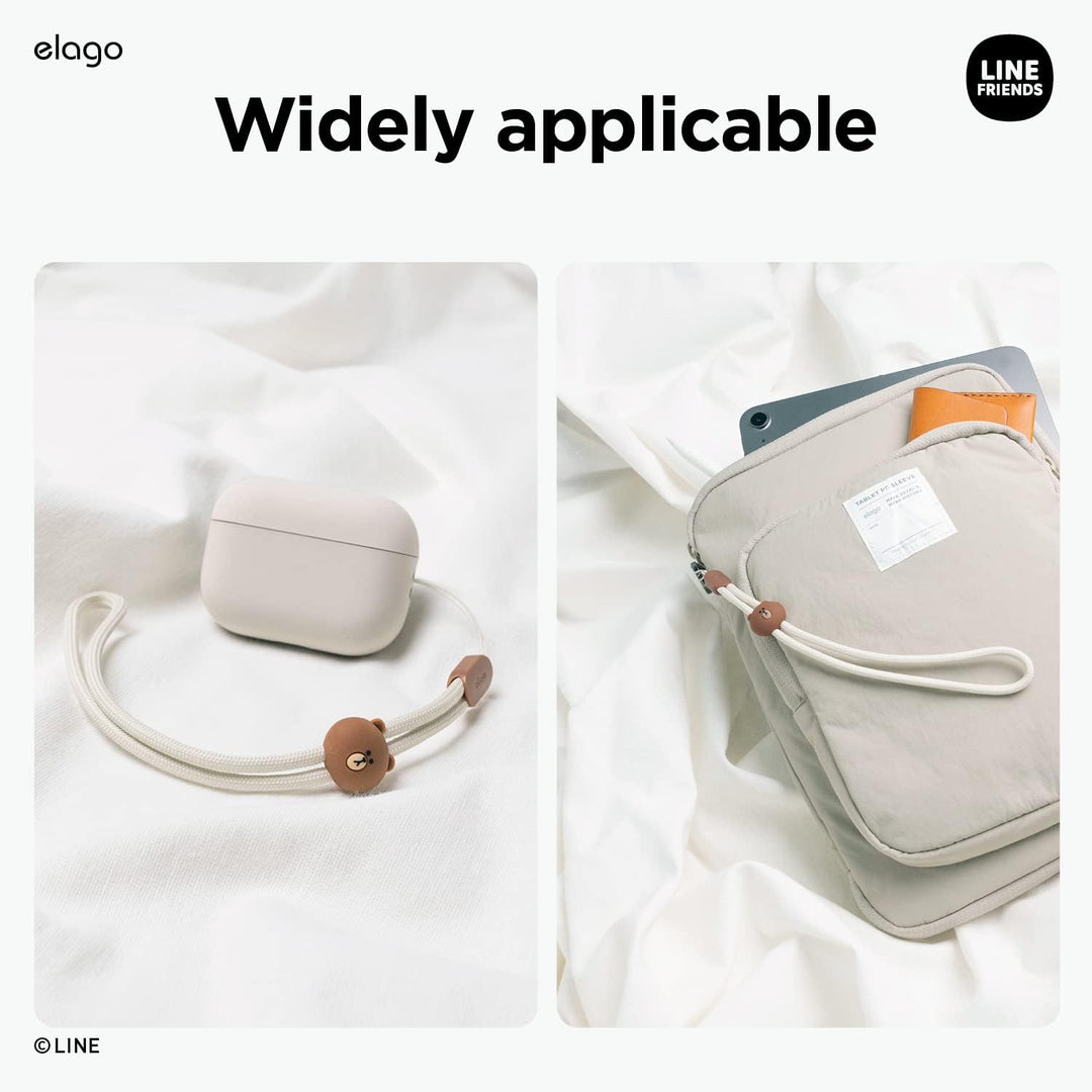elago Line Friends Schlüsselband, Handschlaufe, Handy-Anhänger, Schlüsselanhänger, Anti-Stropfen, zu
