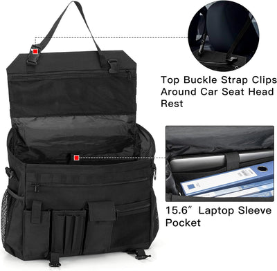 Trunab Einsatztasche Polizei Tasche Molle, Organizer Vordersitz Rückenlehnen, Rangebag Tasche Polize