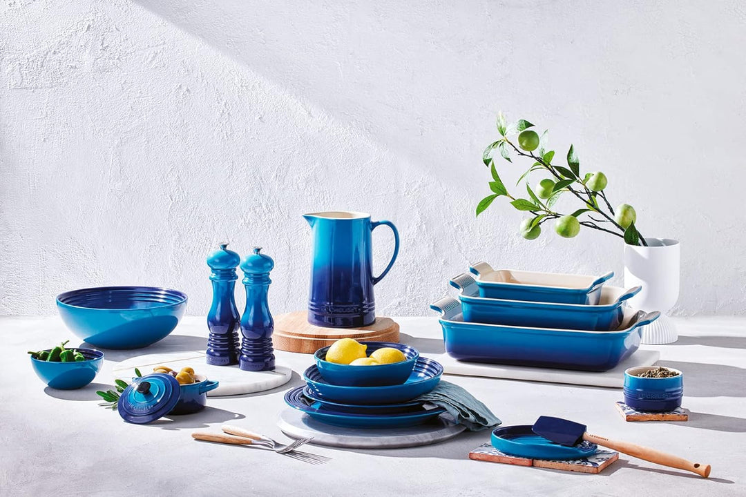Le Creuset ovale Löffelablage aus Steinzeug, Azure, 71507152200099, Azure