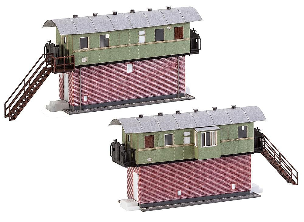 Faller FA 120112 - Behelfsstellwerk, Zubehör für die Modelleisenbahn, Modellbau