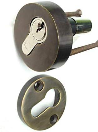 Antikas - Sicherheits-Rosette Chrom poliert, Schloss-Rosette für Profilzylinder-Schloss