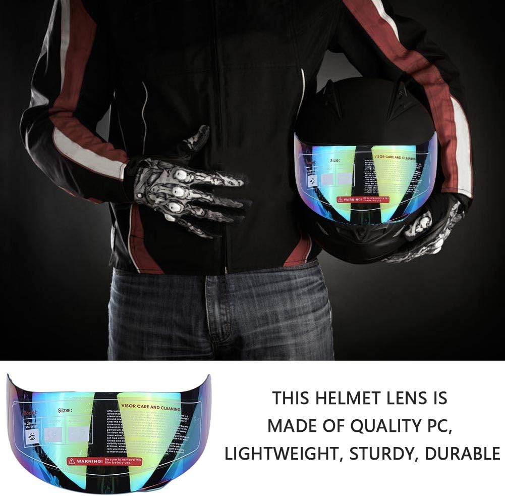 Motorrad Doppelobjektiv Vollvisier Helm Visierschild Windschutzscheibe Ersatz für 316 902 AGV K5 K3S