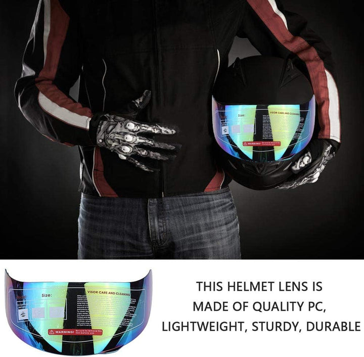 Motorrad Doppelobjektiv Vollvisier Helm Visierschild Windschutzscheibe Ersatz für 316 902 AGV K5 K3S