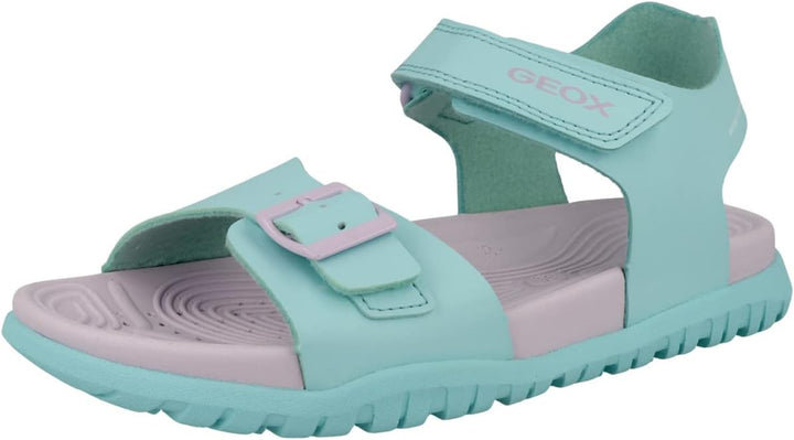 Geox Jungen J Fommiex Boy Sandal 28 EU Watersea Lilac, 28 EU Watersea Lilac