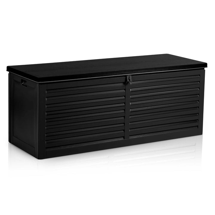Plonos Garten-Box Solid Black verstärkte Kunststoffkonstruktion Aussen für Garten für Balkon und Ter