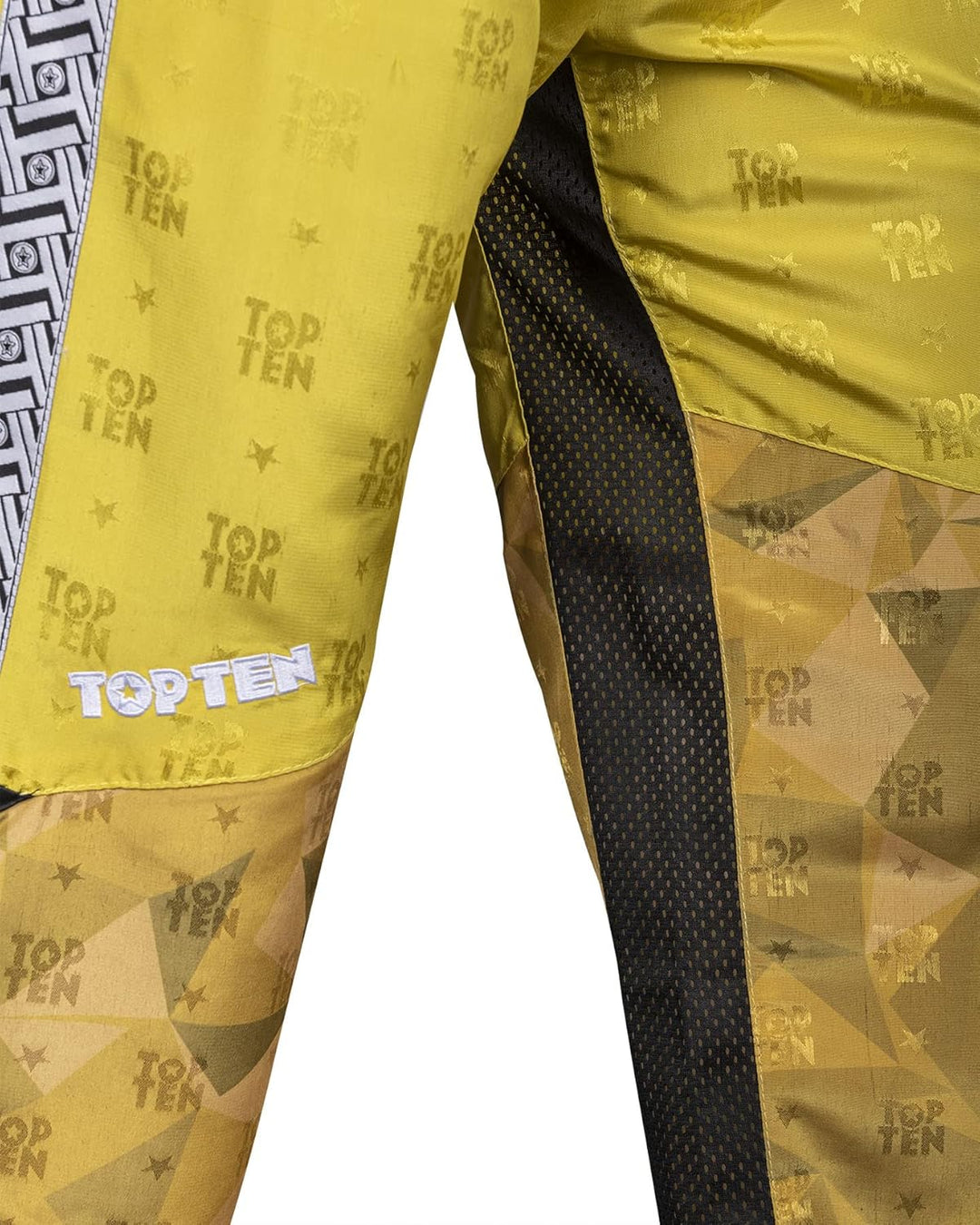 TOP TEN Kickboxhose „Prism“ Gelb S, XXL