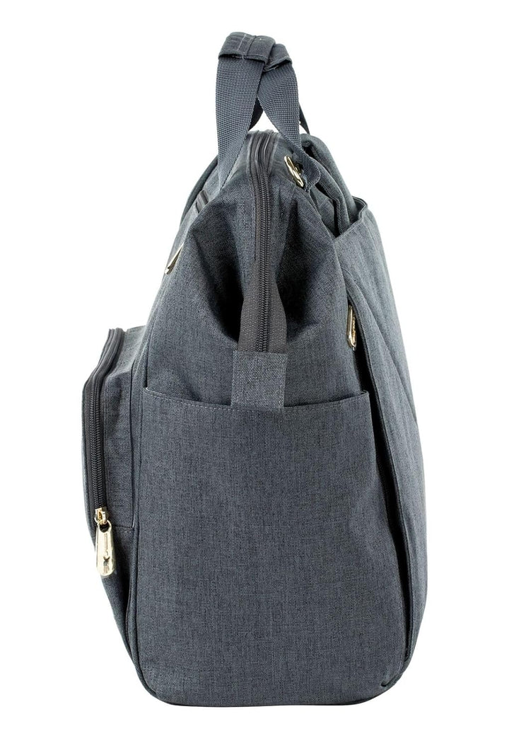 LÄSSIG Baby Wickelrucksack Wickeltasche inkl. Wickelzubehör nachhaltig produziert/Goldie Backpack, a