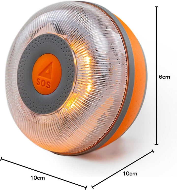 FlashLED Notlicht V16 DGT 3.0 mit Hülle, mit Geolokalisierung, App inklusive, SIM-Karte und kostenlo