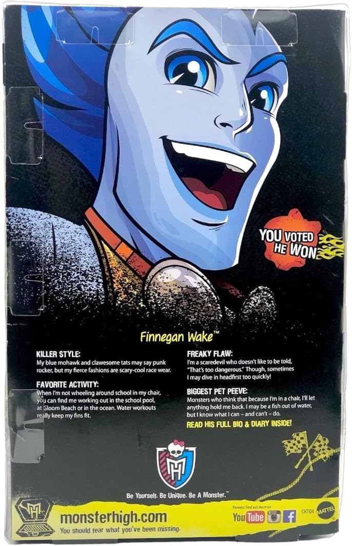 Mattel Monster High CKT04 - Finnegan Wake Puppe