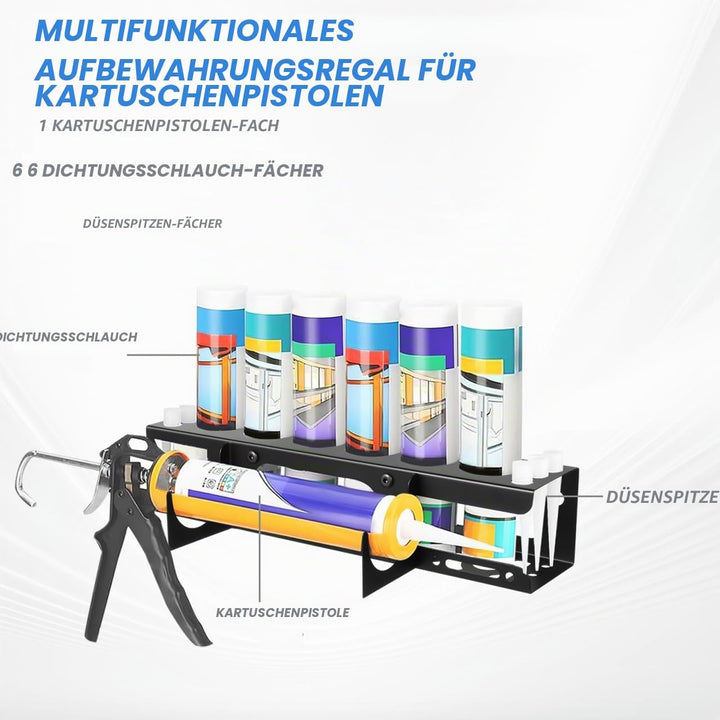 UKCOCO Spraydosenhalter, Wandhalterung Sprühdosenhalter mit 6 Schlitzen Sprühflaschen Dosenhalter fü