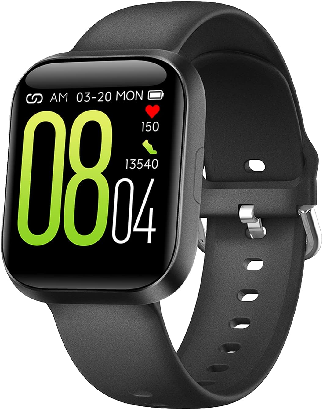 SUPBRO Fitness Tracker Smartwatch Wasserdicht IP68 Fitness Armband 1,54" Farbbildschirm Aktivitätstr