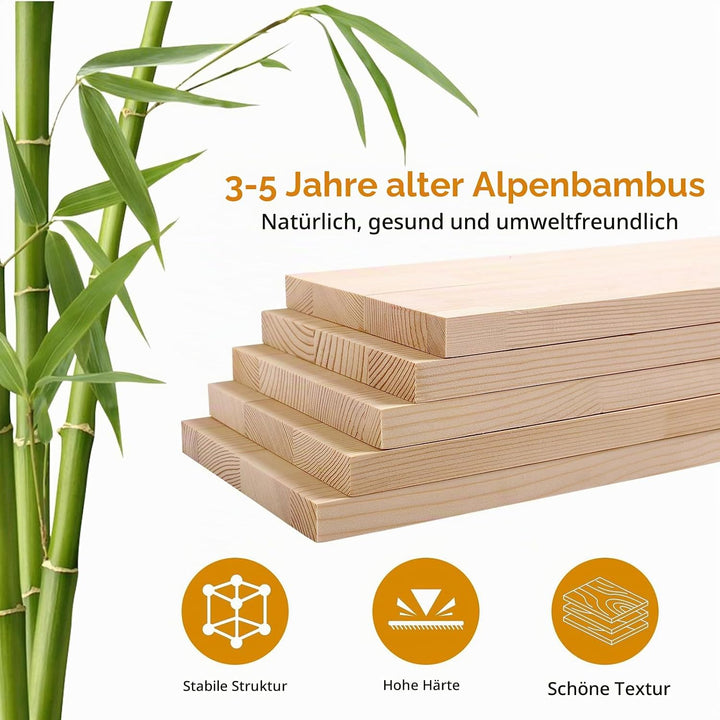 Kleines Schuhregal Platzsparend, Bambus Faltbares Schuhregal Schmal, Multifunktionale 4 Ebenen Veran