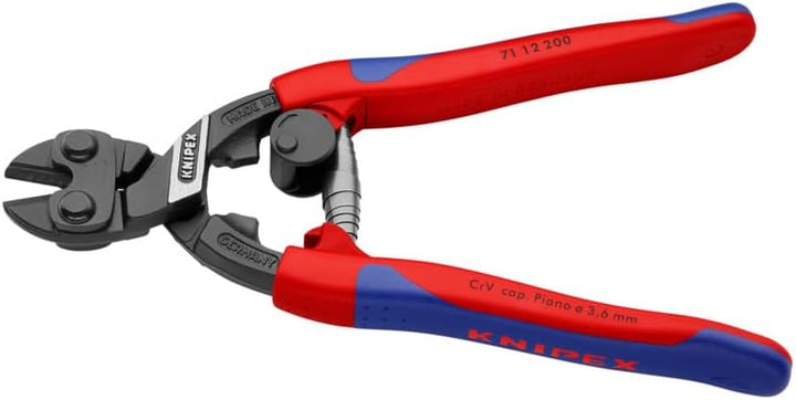 Knipex CoBolt® Kompakt-Bolzenschneider schwarz atramentiert, mit schlanken Mehrkomponenten-Hüllen 20