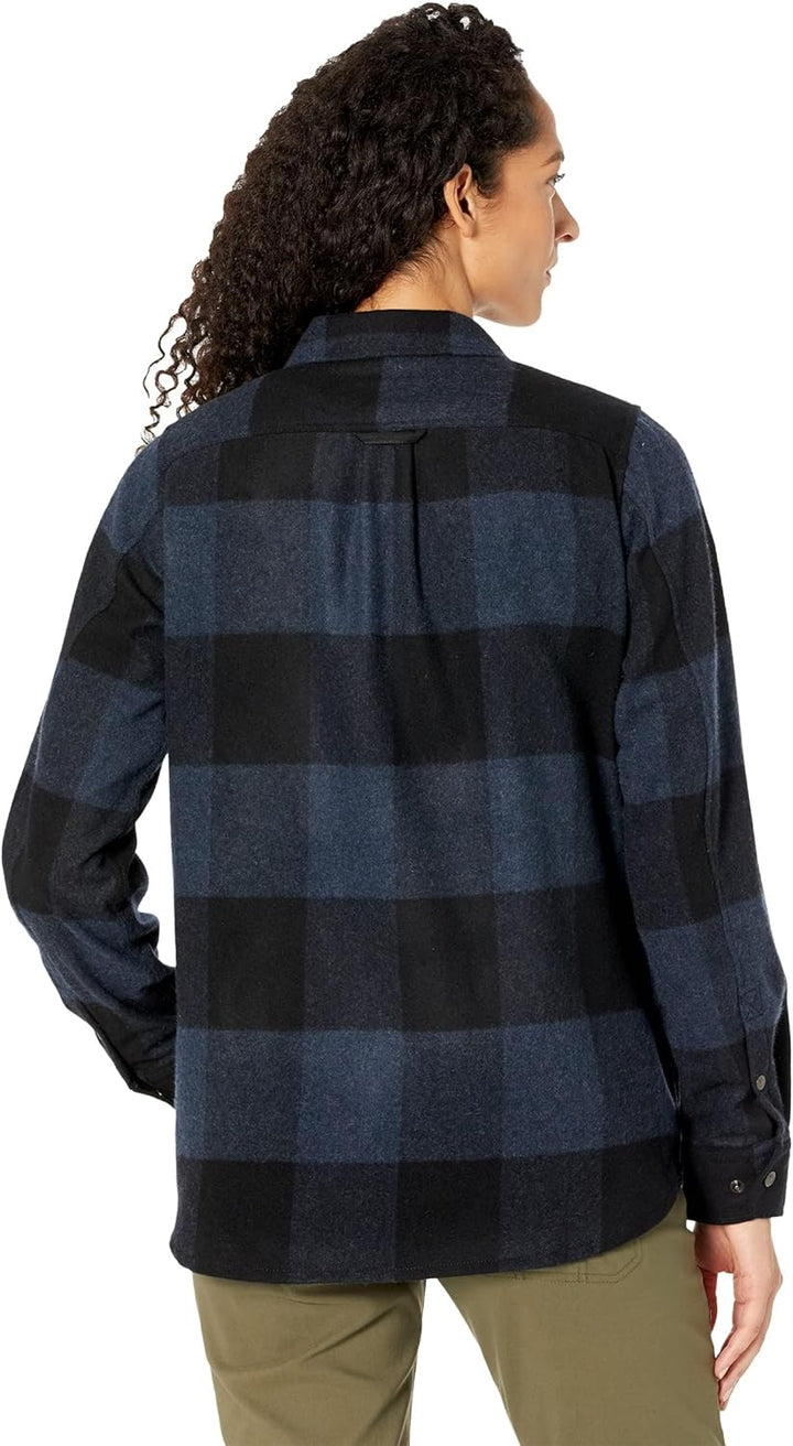 Fjällräven Damen Canada W Long Sleeved T-Shirt XXS Schwarz (Navy-black), XXS Schwarz (Navy-black)