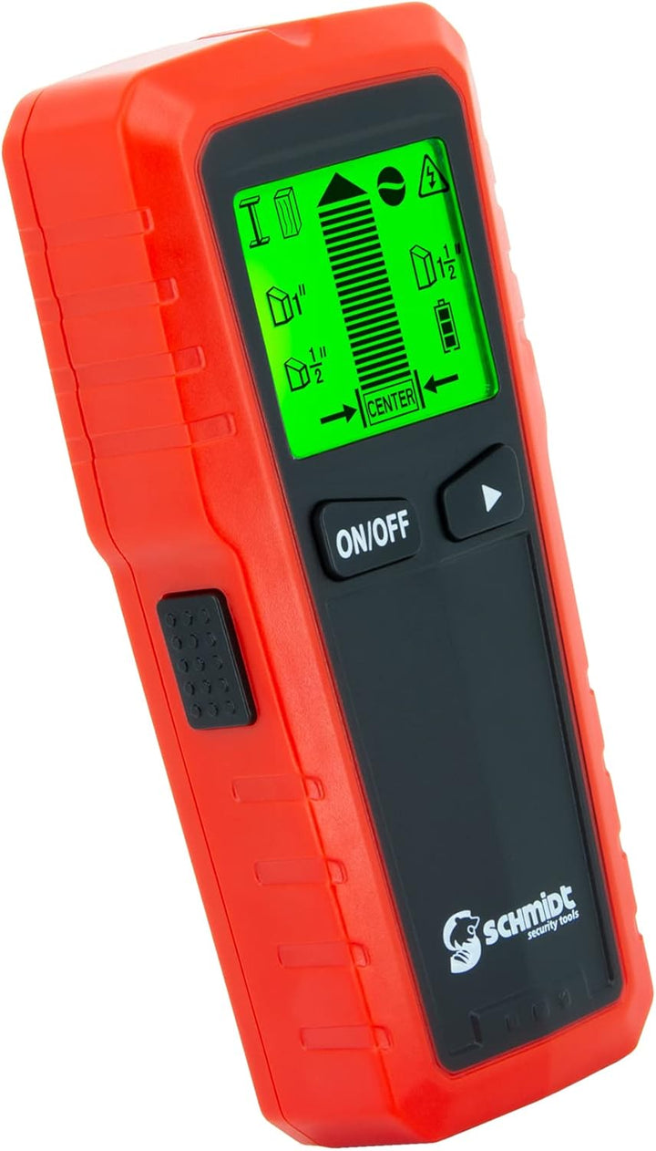 SCHMIDT security tools Ortungsgerät CF-13 Wandscanner Multidetektor Balkensucher Digital Leitungssuc