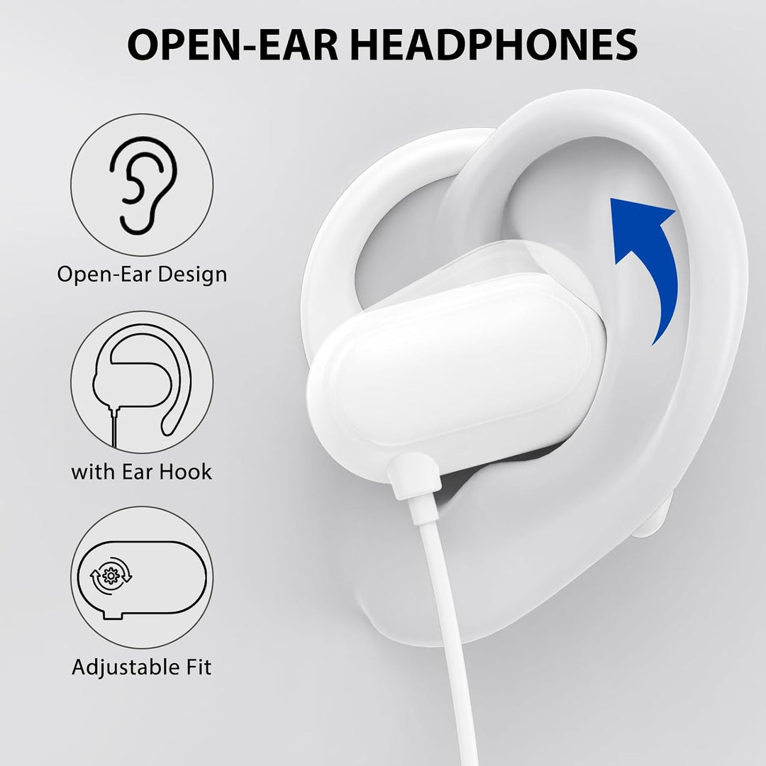 USB C Kopfhörer für iPhone 16 17 Pro 5G Galaxy A55 A57,On Ear Typ C Headset | USB C Anschluss Ohrhör
