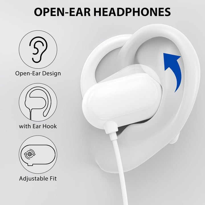 USB C Kopfhörer für iPhone 16 17 Pro 5G Galaxy A55 A57,On Ear Typ C Headset | USB C Anschluss Ohrhör
