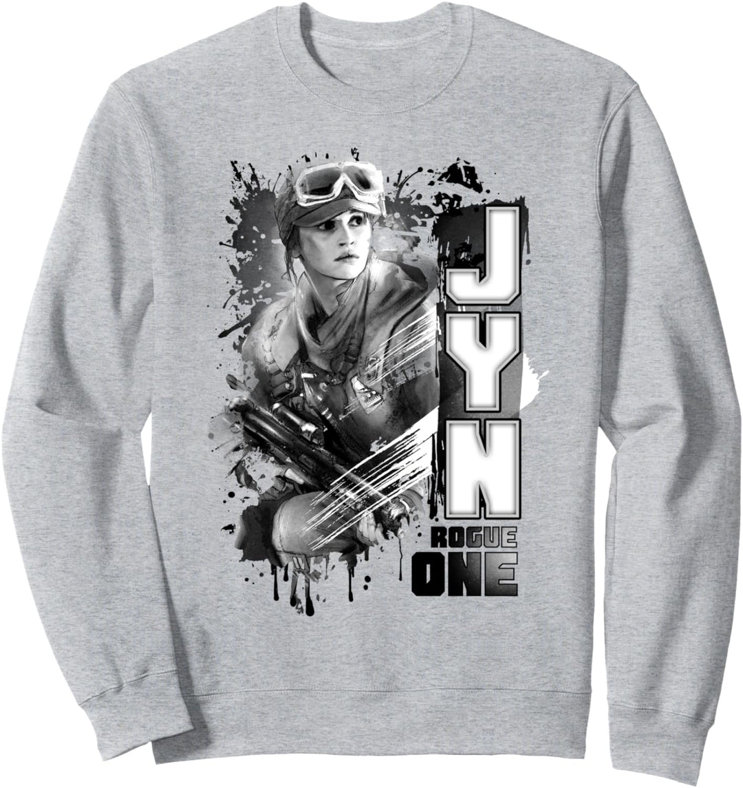 Star Wars Rogue One Jyn Paint Splatter Print Sweatshirt
