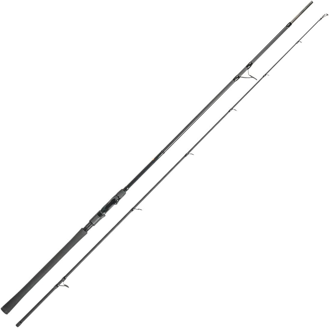 Zeck All Black 2,40m 80g Spinnrute, Angelrute zum Spinnfischen auf Hechte &amp; Zander, Hechtrute zum Sp