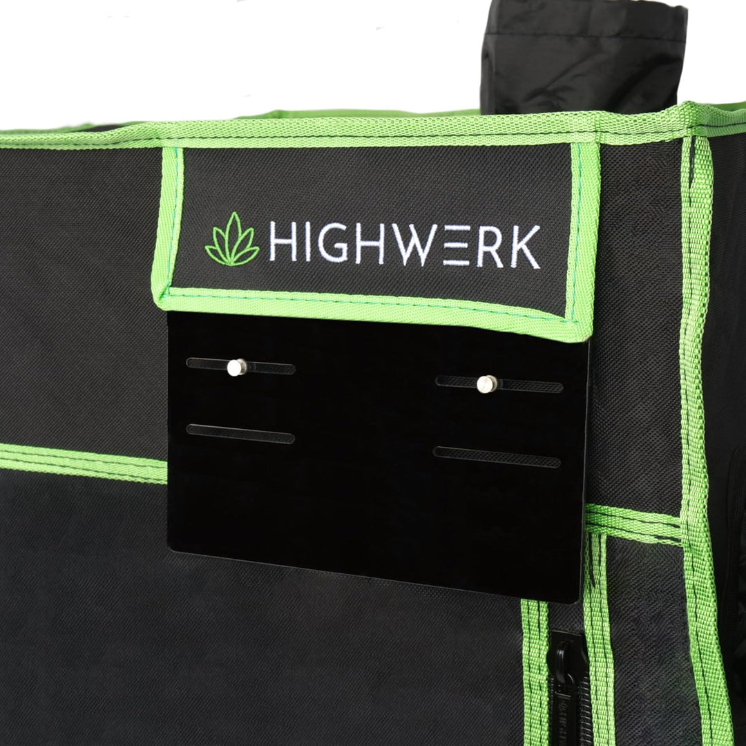 Growzelt 140 x 140 x 200 cm | Indoor Grow Tent für Pflanzenzucht | schwarz grün | Growbox, Homegrow,