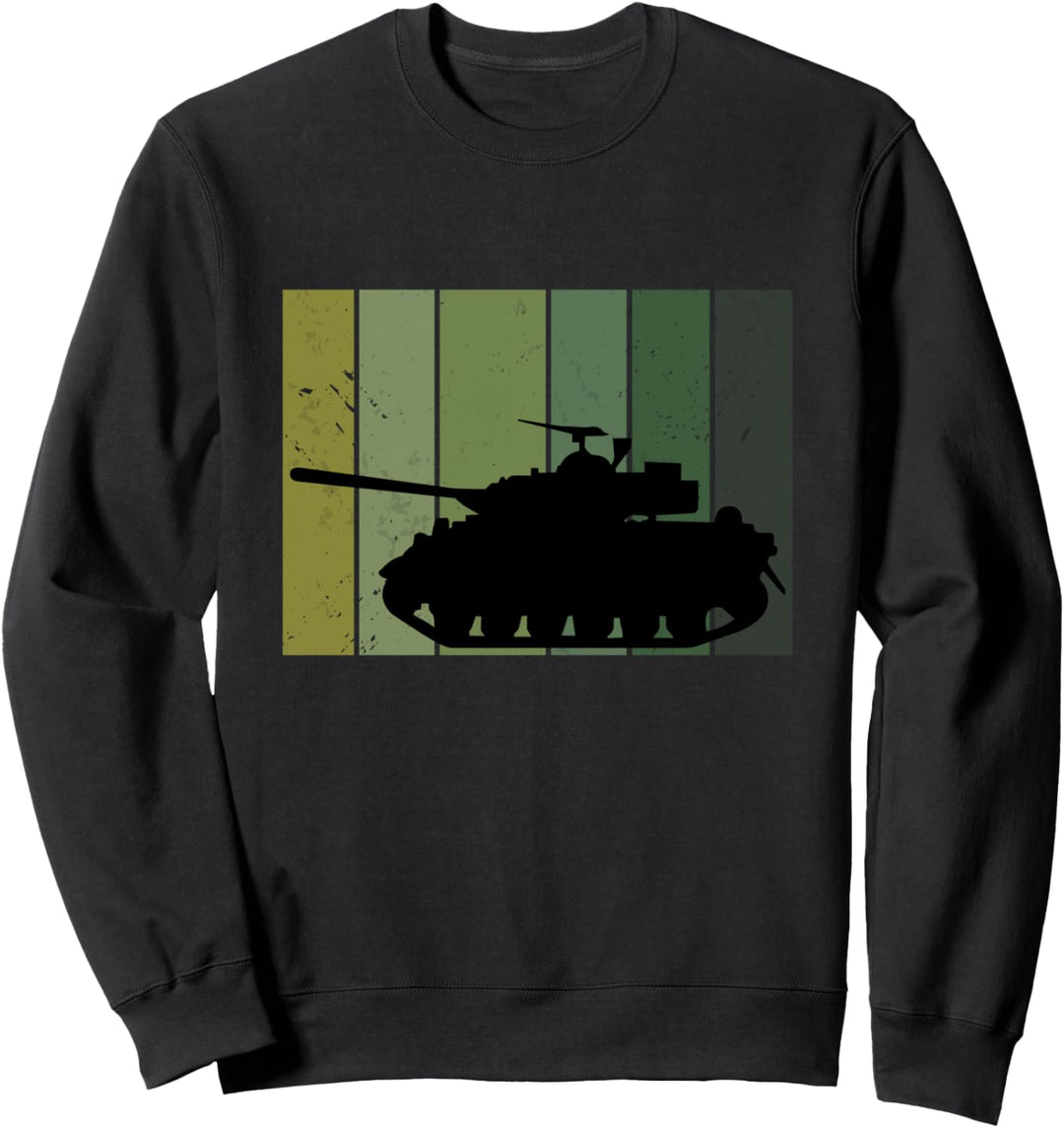 Vintage Retro Panzer Militär WW2 Sweatshirt
