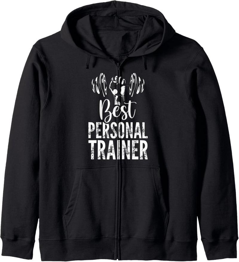 Bester Personal Trainer Bodybuilding Fitnesstrainer Coach Kapuzenjacke