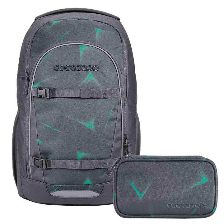 Coocazoo Every Schulrucksack Set 2tlg. inkl. Schlamperbox (Arrow Drift), Arrow Drift