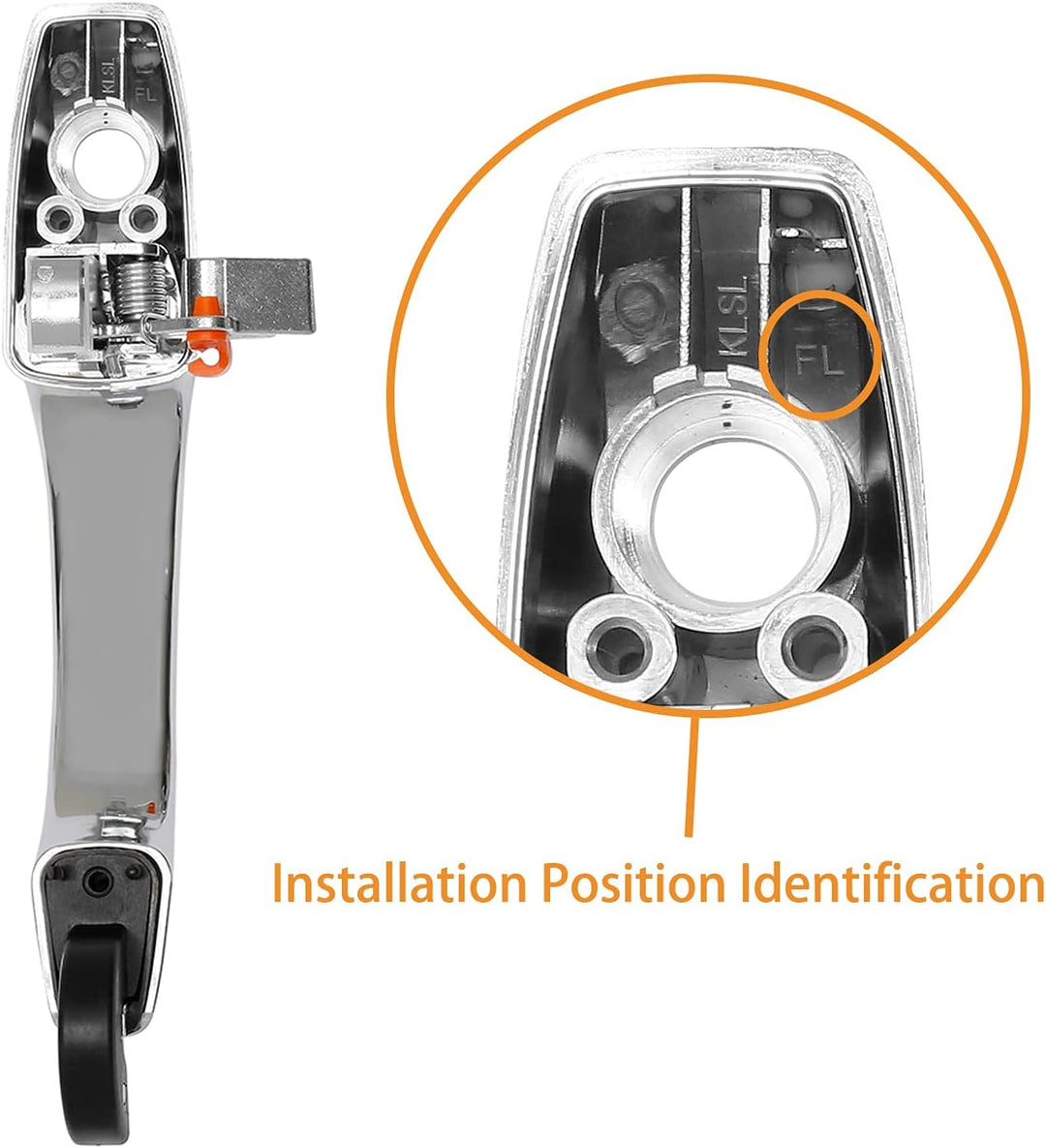 Gledewen Aussentürgriff, kompatibel mit Chrysler 300 300C, 2005–2008 Dodge Magnum, 2007 Ladegerät, a
