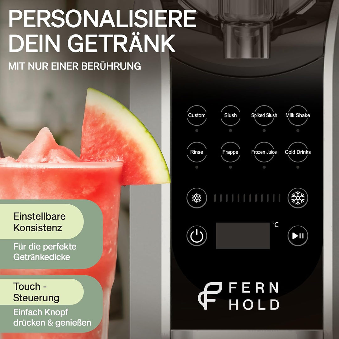 Slush Maschine mit 7 smarten Programmen - 1.8L Slushie Machine für Zuhause für Slushi, Frappé, Milch