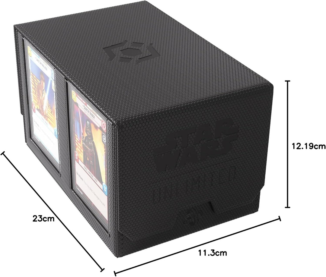 Gamegenic, Star Wars: Unlimited Double Deck Pod (Black) Schwarz, Schwarz